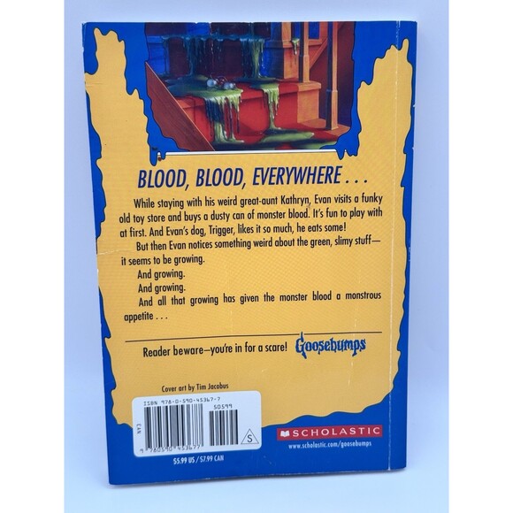 Goosebumps Books Set of 4 2017 Monster Blood Terror Town Lost Legend Afraid Bees - Picture 7 of 14